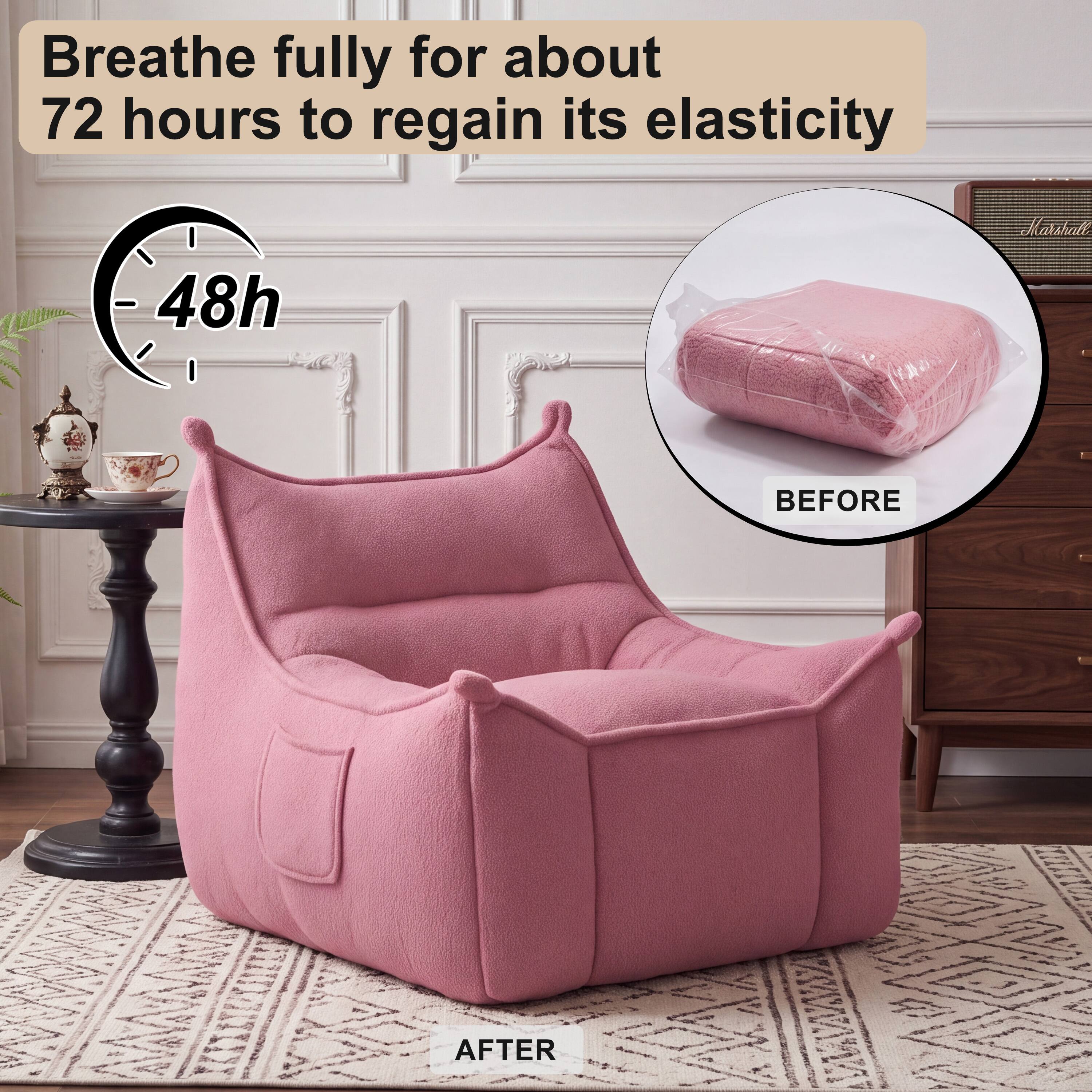 Breathe fully for about 72 hours to regain its elasticity

48h

BEFORE

AFTER
