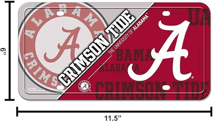 ALABAMA CRIMSON TIDE  
THE UNIVERSITY OF ALABAMA  
CRIMSON TIDE  
11.5"