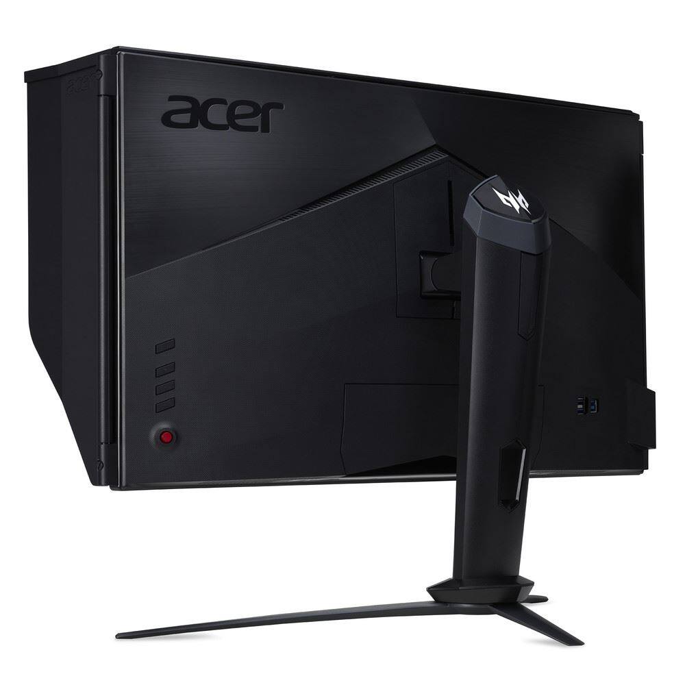 Back. Acer - Predator XB273U 27" LCD Monitor 240Hz 2560x1440 WQHD IPS 1ms 400Nit - Black.