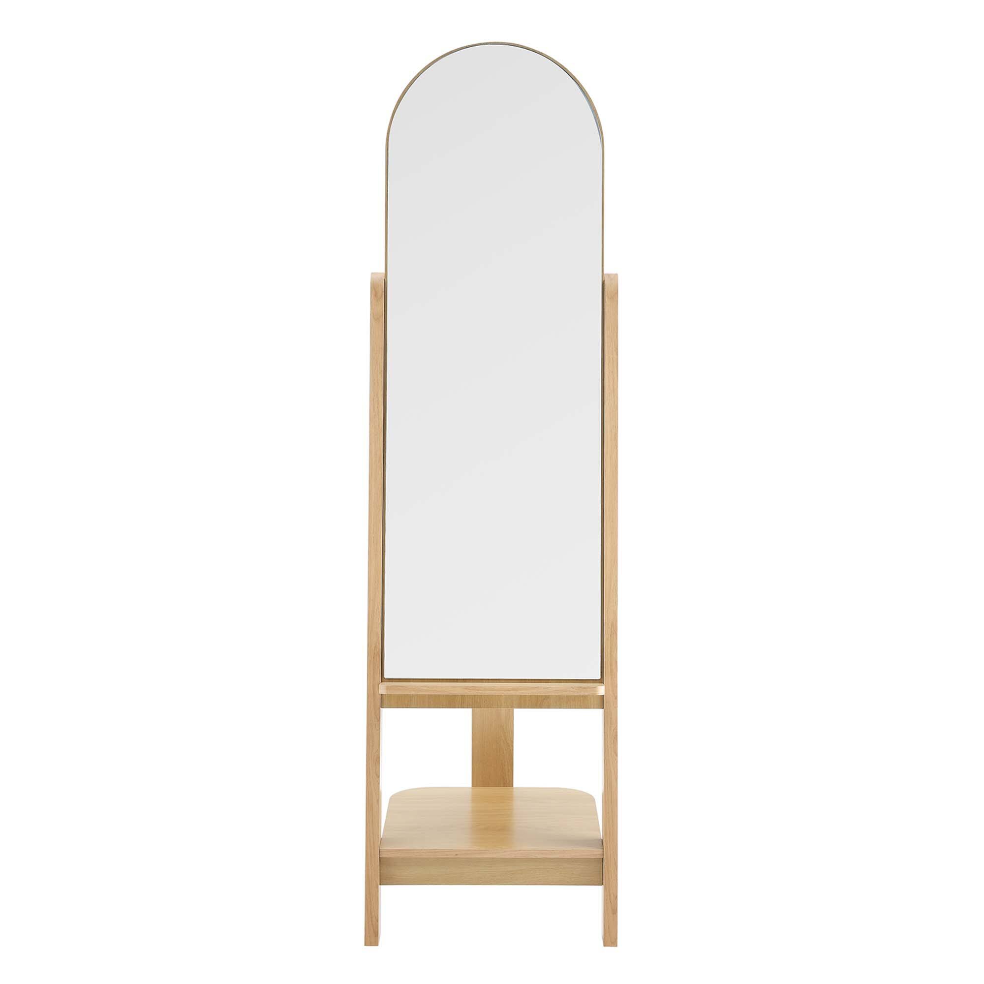Alt View 5. Modway - Ascend Standing Mirror by Modway - Oak.