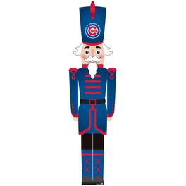 Fan Creations - Chicago Cubs 46" Nutcracker Leaner - Multicolor