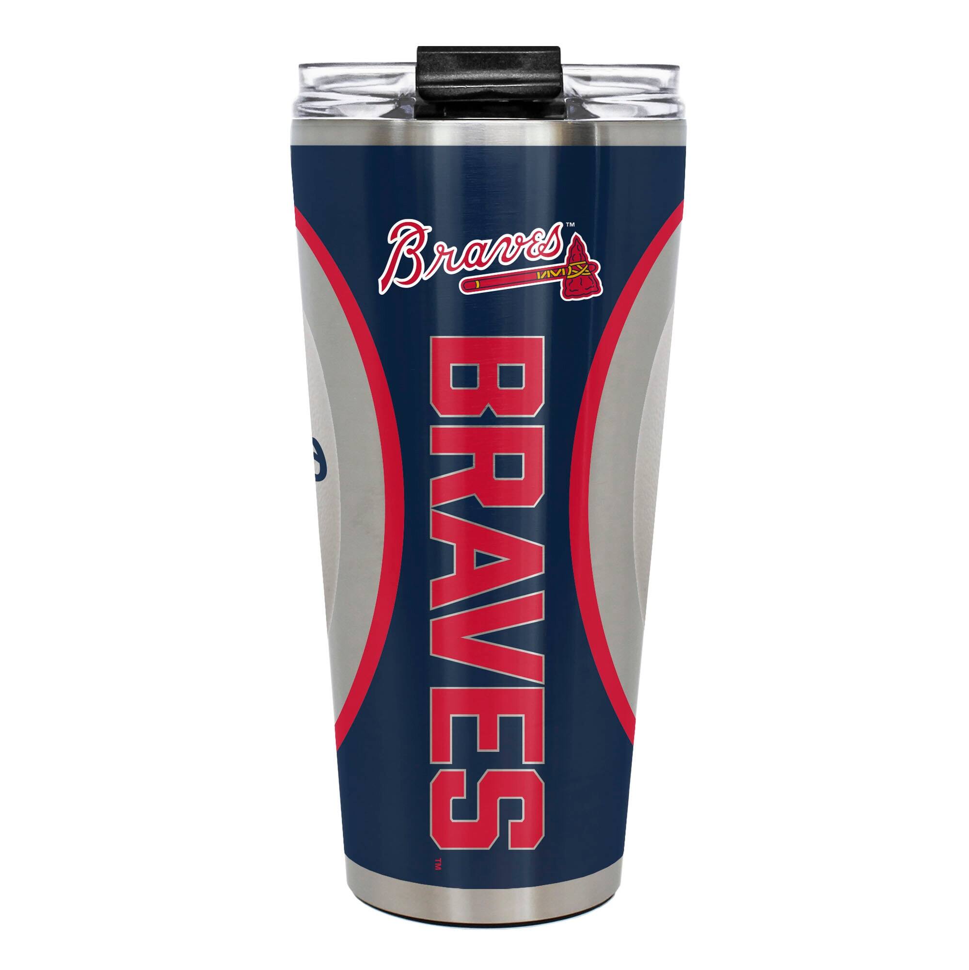 Great American Products - Atlanta Braves 32oz. Big Slim Game Ball Travel Tumbler - White price history on PriceWatchPro
