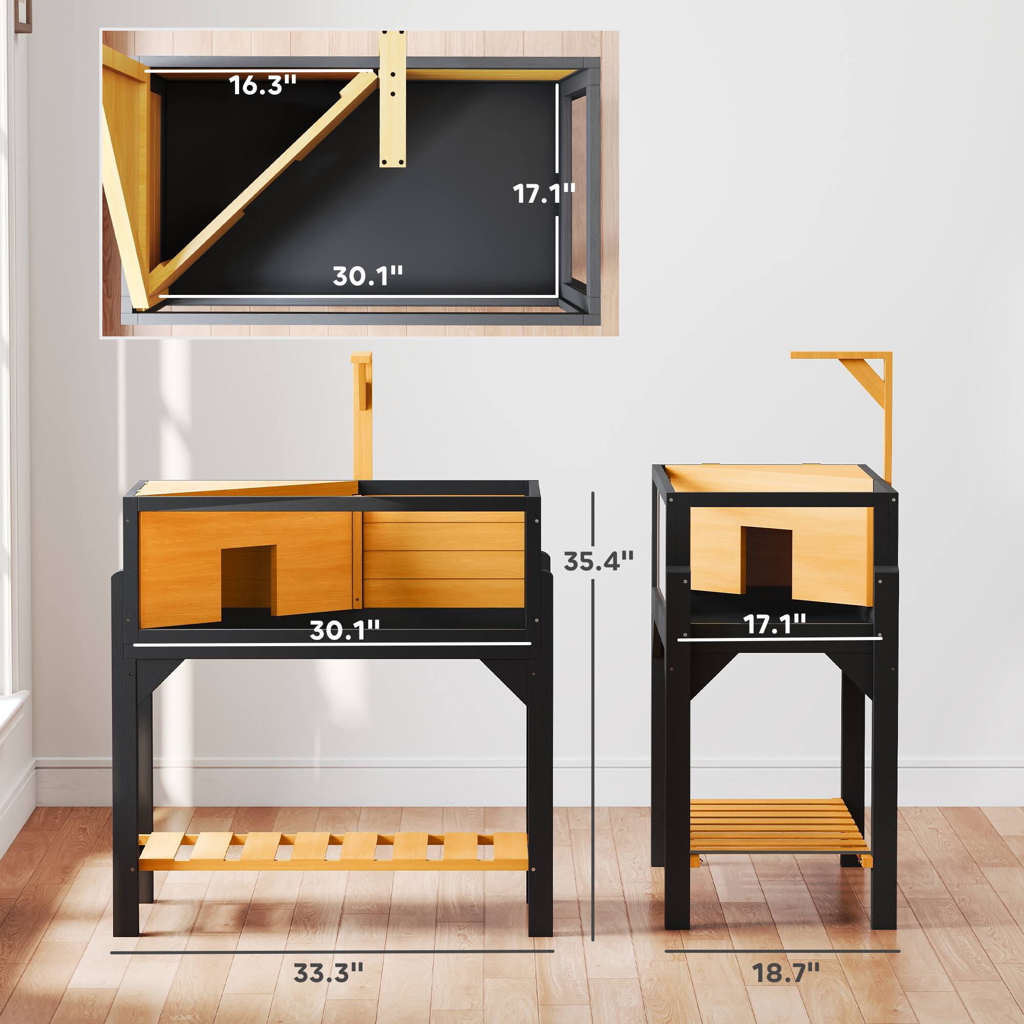 16.3"  
17.1"  
30.1"  
35.4"  
30.1"  
17.1"  
33.3"  
18.7"