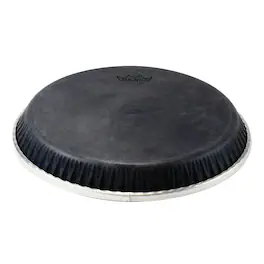 Remo - Symmetry 11.75-Inch Conga Drumhead with Low Collar Skyndeep Black Calfskin Graphic for World Percussion