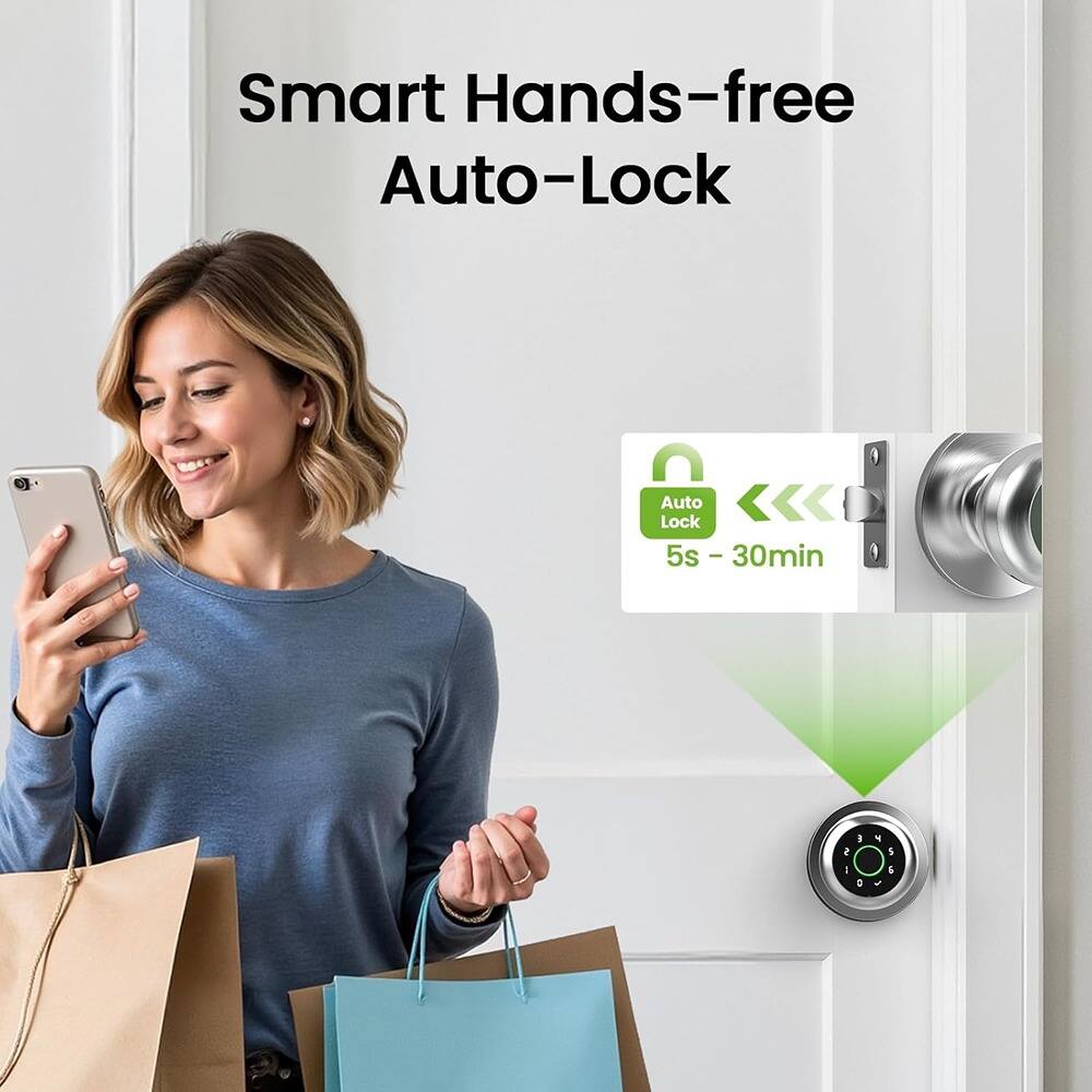 Smart Hands-free Auto-Lock

Auto Lock
5s - 30min