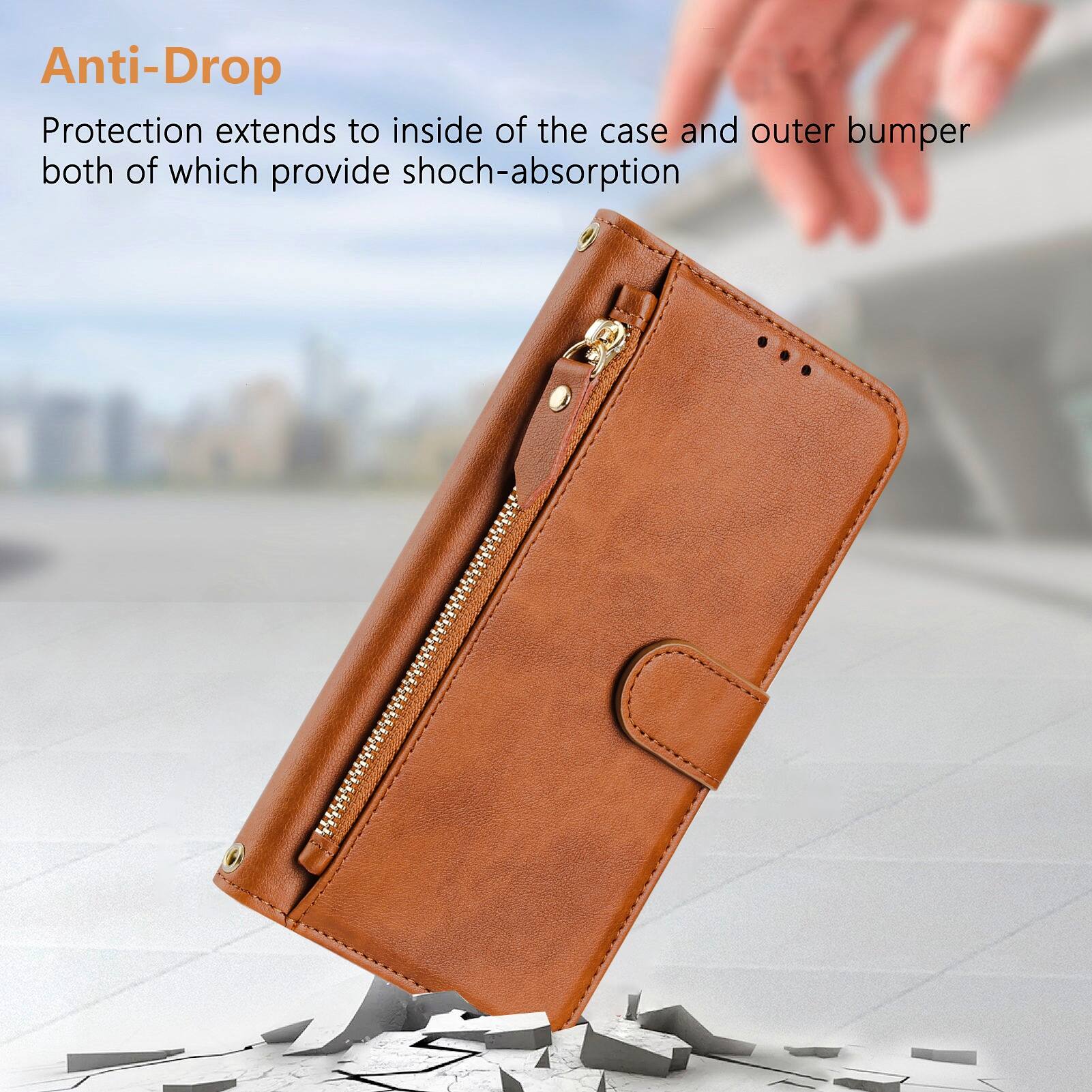 Anti-Drop Protection extends to inside of the case and outer bumper both of which provide shock-absorption