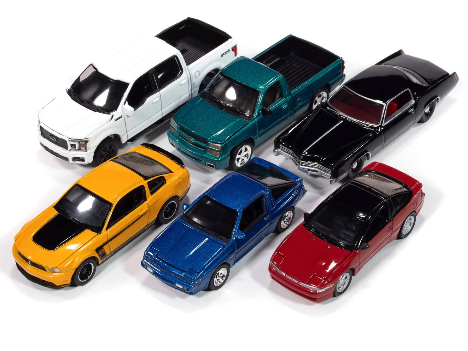 Angle. Autoworld - Auto World Premium 2025 Release 1 Set A of 6 pieces 1/64 Diecast Model Cars by Auto World - Multicolor.