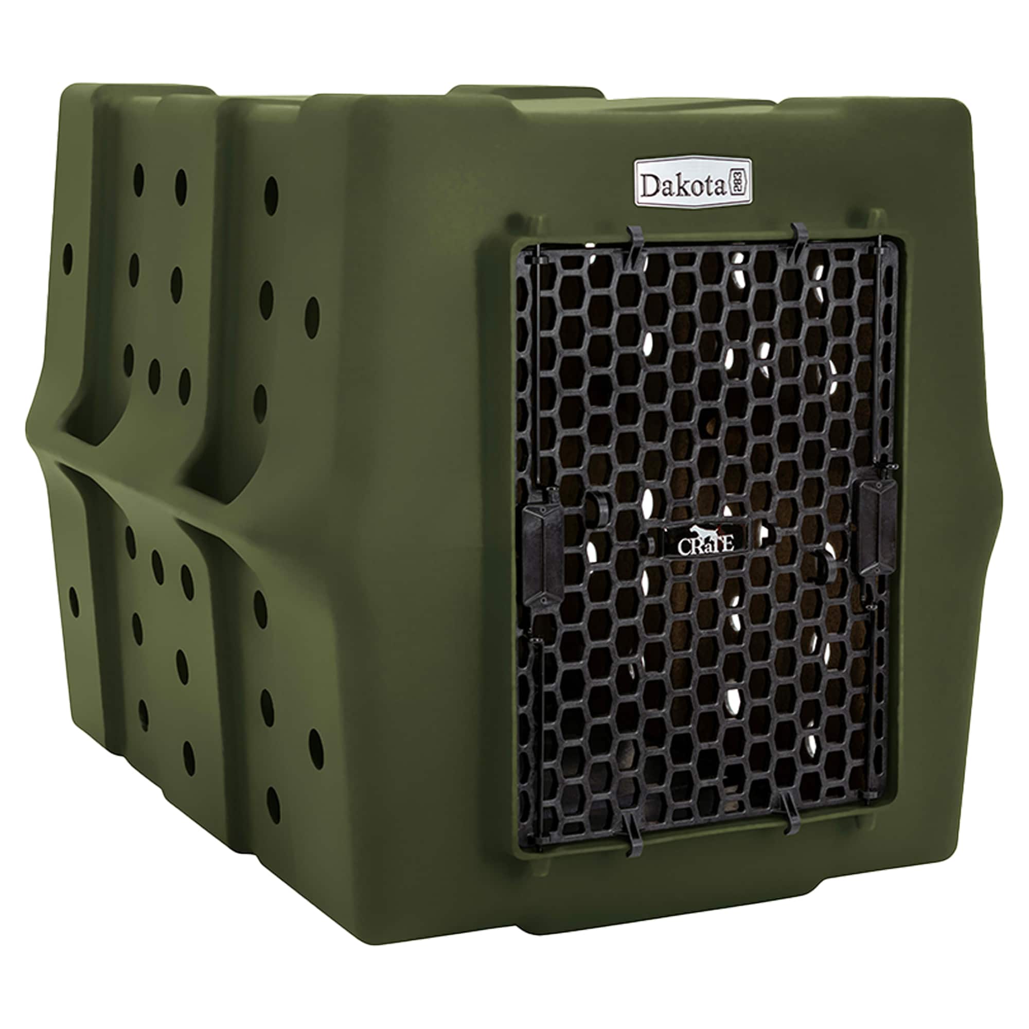 Dakota 283 - Canine Rough and Tough Economy Kennel, Pet Crate, Large, Olive