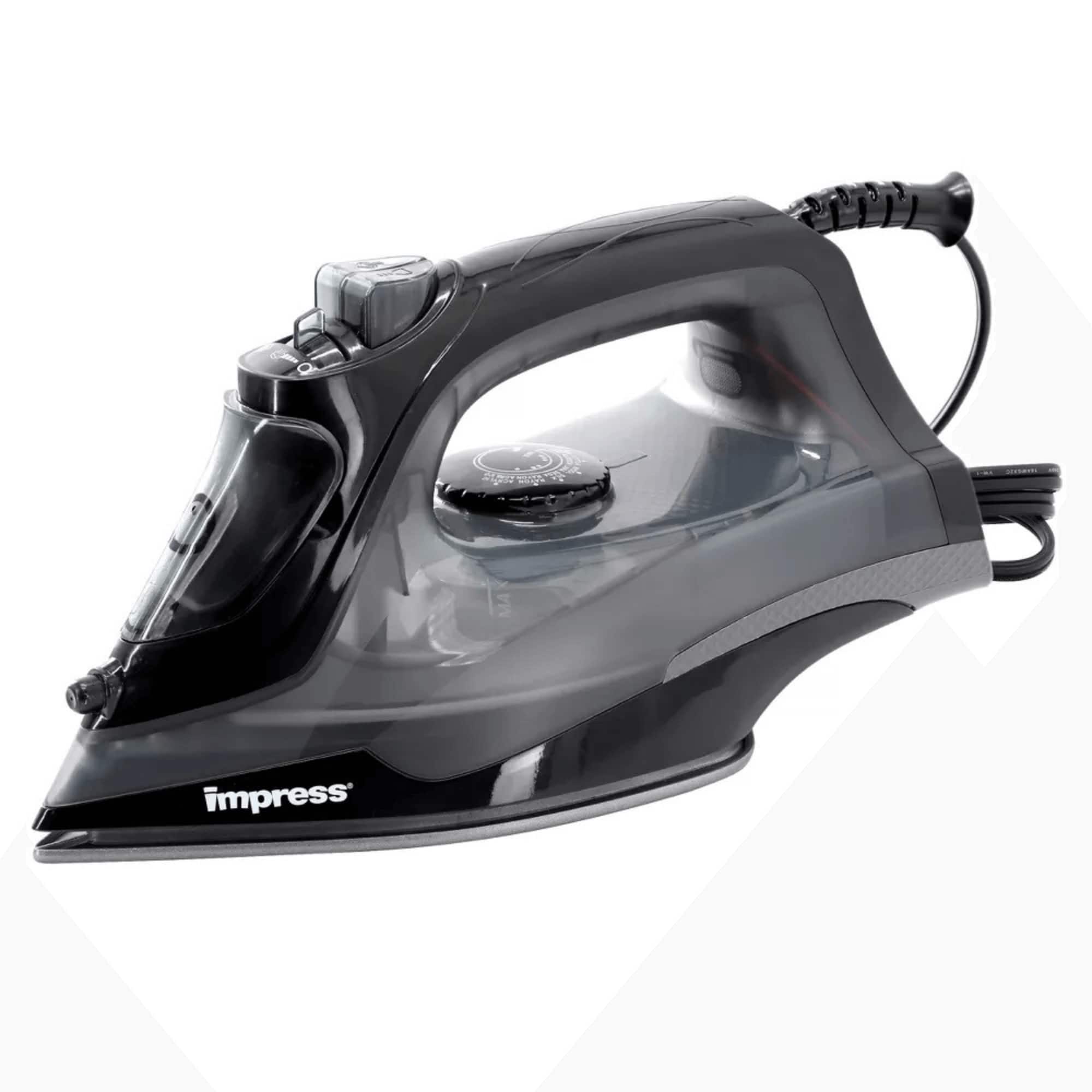 Front. Impress - Non-Stick Iron with  Spray-Burst and Auto Shut Off - Black.
