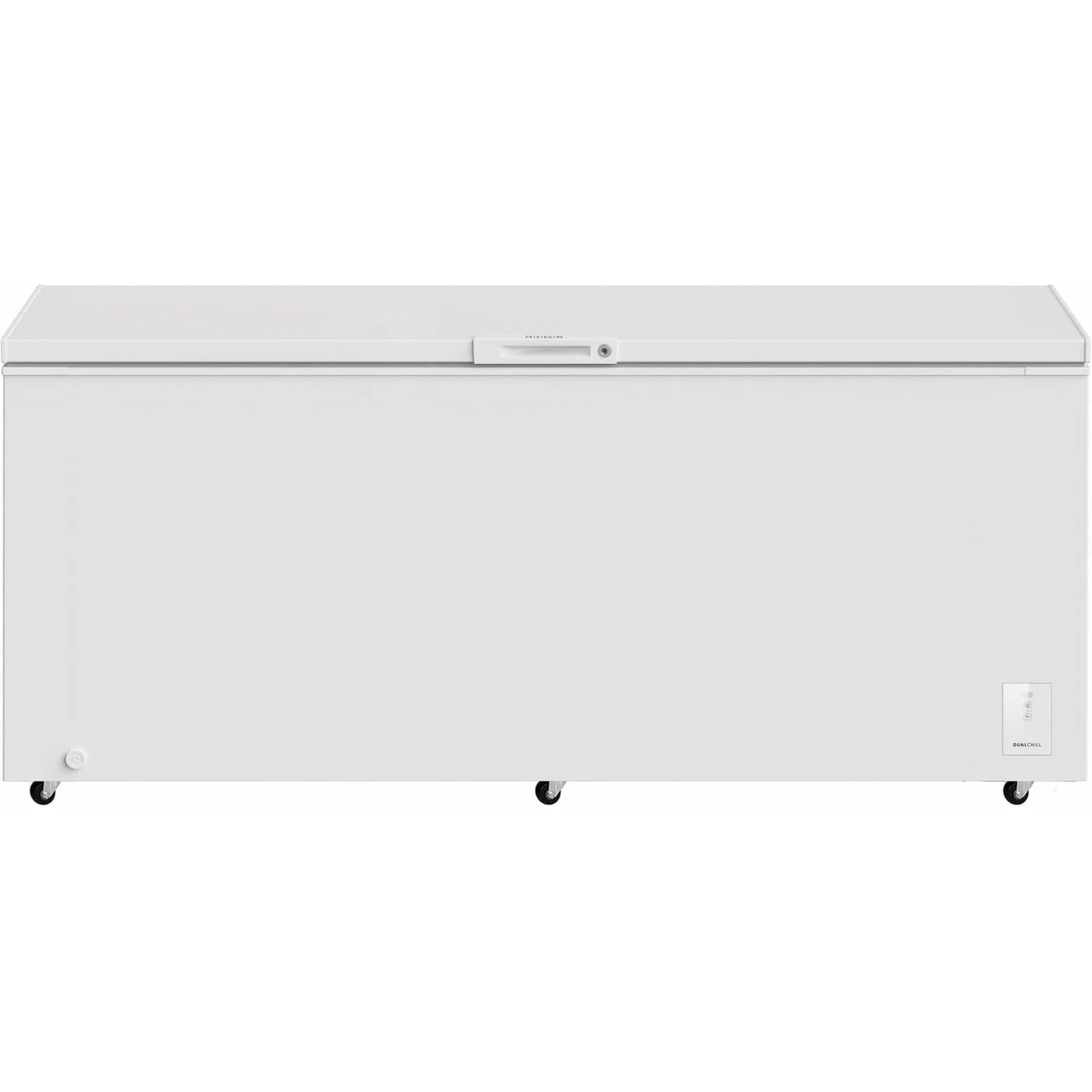 Front. Frigidaire - 25 cu. ft. Convertible Garage Ready Chest Freezer - White.