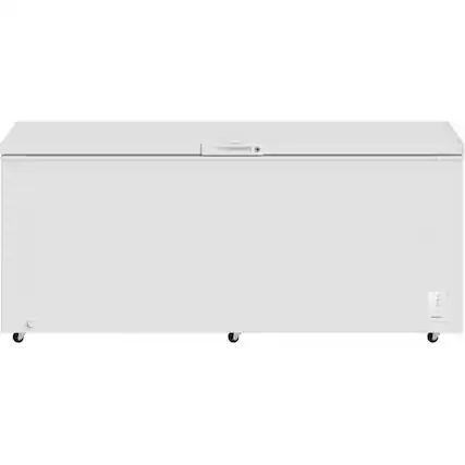 Front. Frigidaire - 25 cu. ft. Convertible Garage Ready Chest Freezer - White.