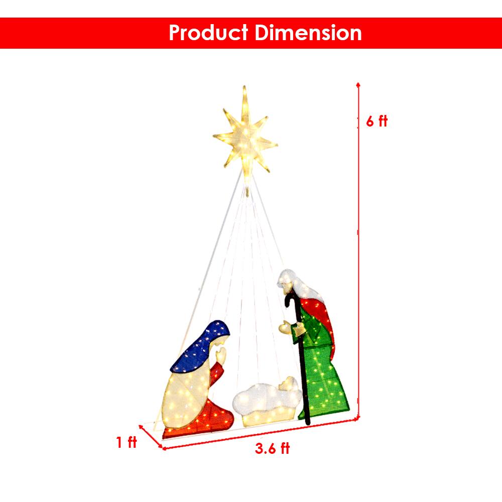 Product Dimension

- Height: 6 ft
- Width: 3.6 ft
- Depth: 1 ft