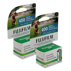 SPEED FILM
VITESSE DU FILM
VITESSE DE PELICULA
VELOCIDAD DE PELICULA
1 ROLL / 1 ROULEAU / 1 ROLLO
FUJIFILM
35MM FILM FOR COLOR PRINTS - FILM 35MM POUR IMPRESSIONS COULEUR
PELICULA DE 35MM PARA IMPRESIONES EN COLOR
ALL OCCASIONS
TOUTE OCCASION
TODAS LAS OCASIONES
36 EXPOSURES / POSES / EXPÓSICIONES
