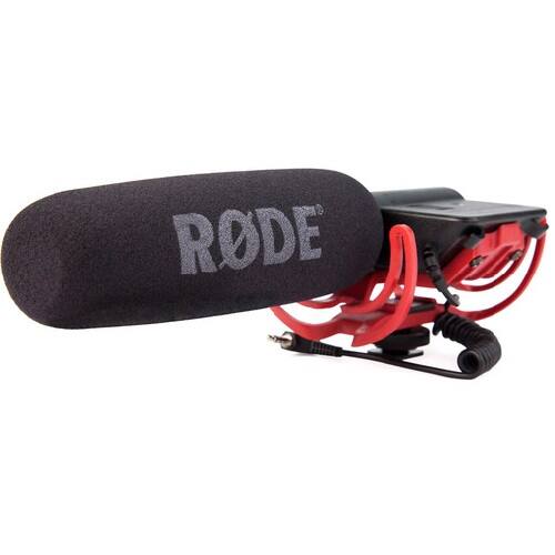 Front. RODE - Rode VideoMic Camera Mount Shotgun Microphone with Rycote Shock Mount.