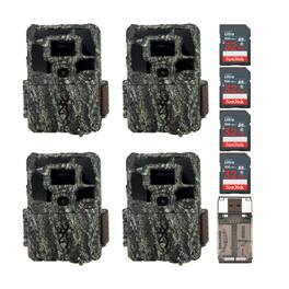 Browning - Dark Ops Pro X 1080 Trail Camera with 32GB SD Card Bundle (4-Pack)