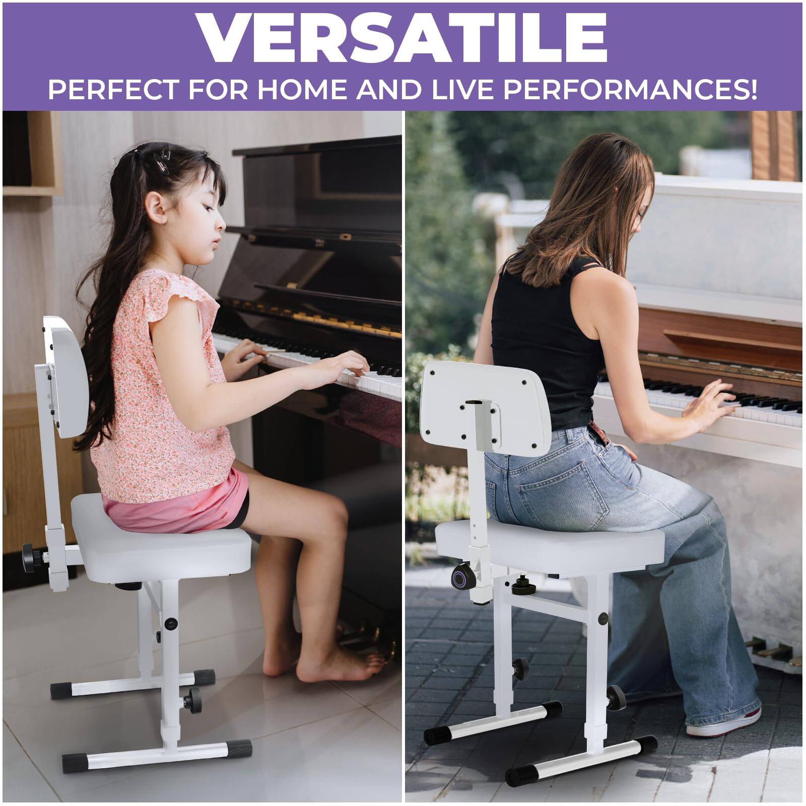 VERSATILE  
PERFECT FOR HOME AND LIVE PERFORMANCES!