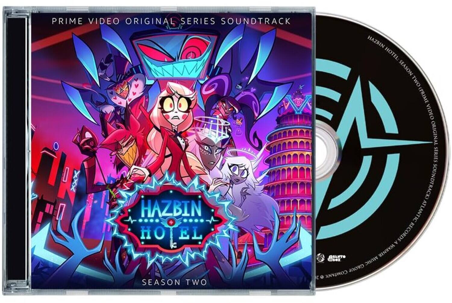 PRIME VIDEO ORIGINAL SERIES SOUNDTRACK  
HAZBIN HOTEL: SEASON TWO (PRIME VIDEO ORIGINAL SERIES SOUNDTRACK)  
ATLANTIC RECORDS / WARNER MUSIC GROUP  

HAZBIN HOTEL: SEASON TWO