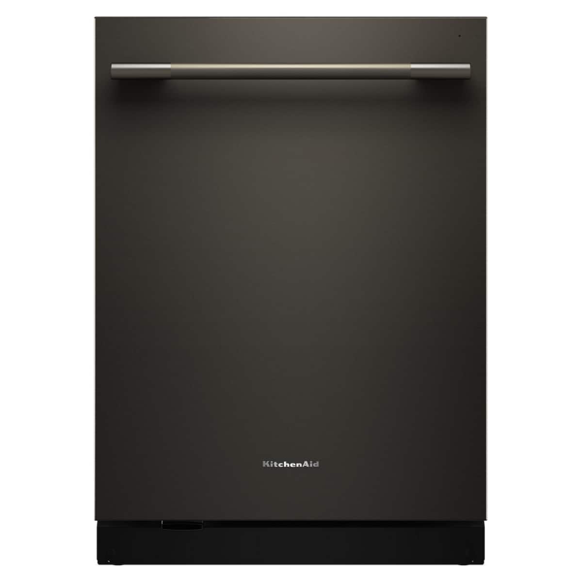 KitchenAid - 24" Top Control Built-In Dishwasher with 360 Max Jets Third Rack, Advanced ProDry, Ultra-bright LED Lighting - Black Ore - Front_Zoom