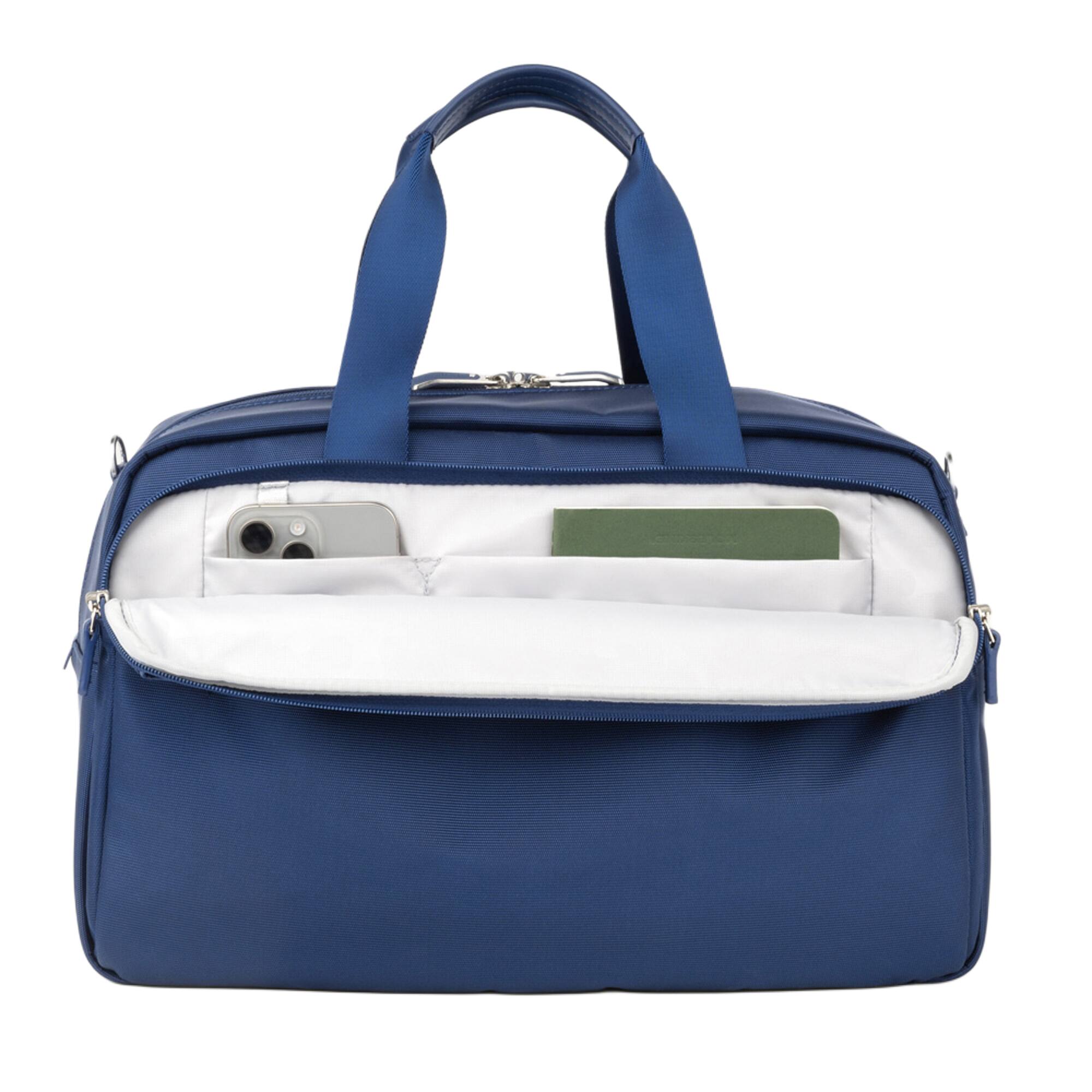 Back. Travelpro - Versapack + Softside Carry-On & Underseat Travel Tote Bag Luggage Set - Estate Blue.