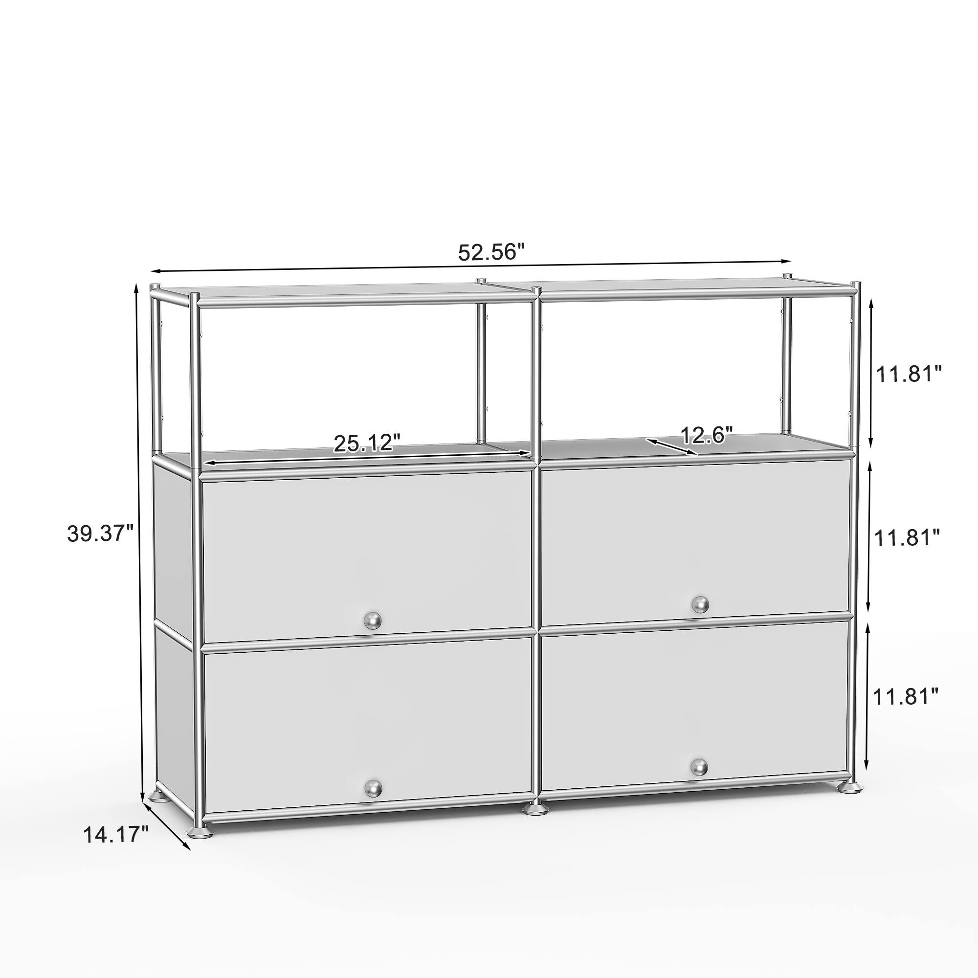 52.56" 11.81" 25.12" 12.6" 39.37" 11.81" 11.81" 14.17"