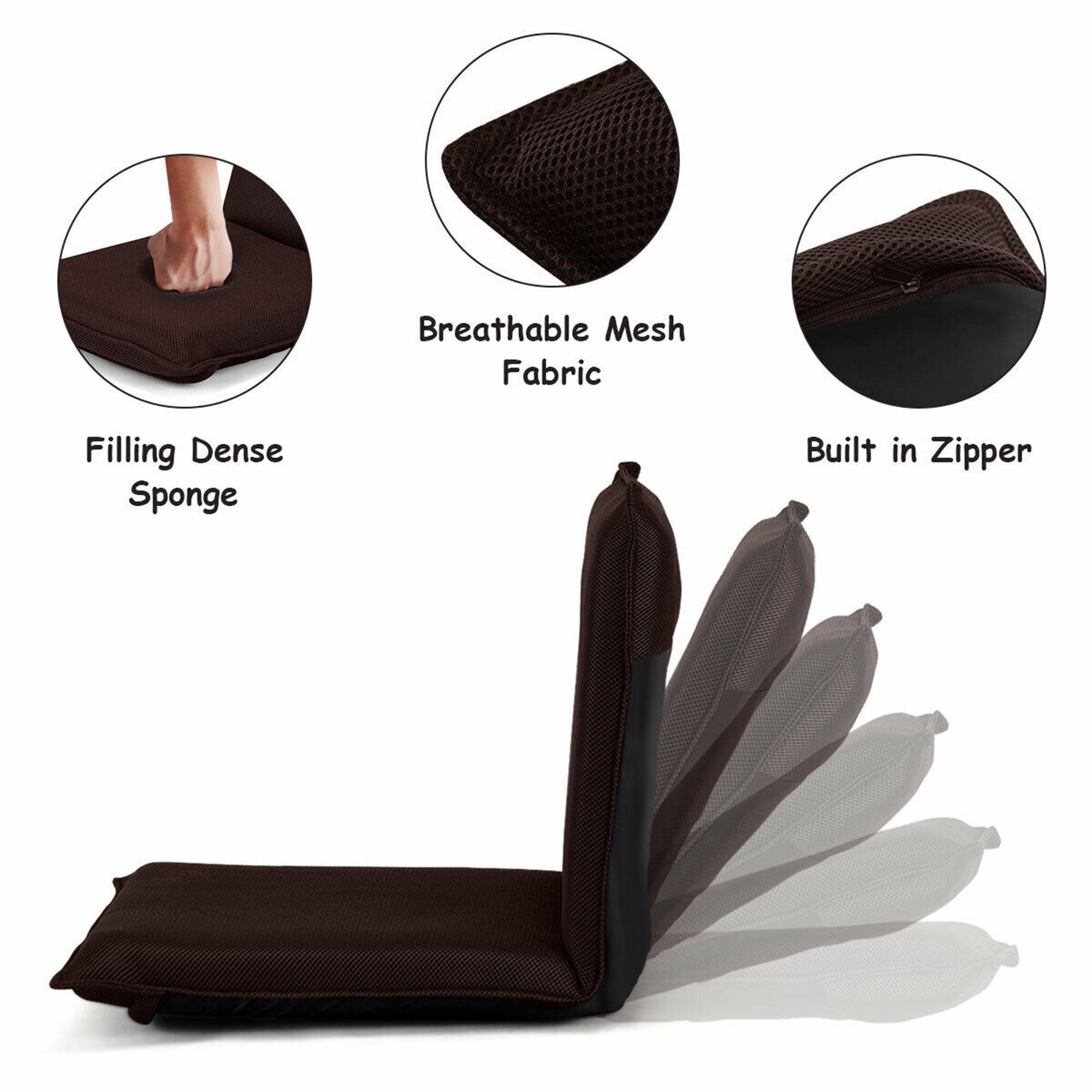 - Filling Dense Sponge
- Breathable Mesh Fabric
- Built in Zipper