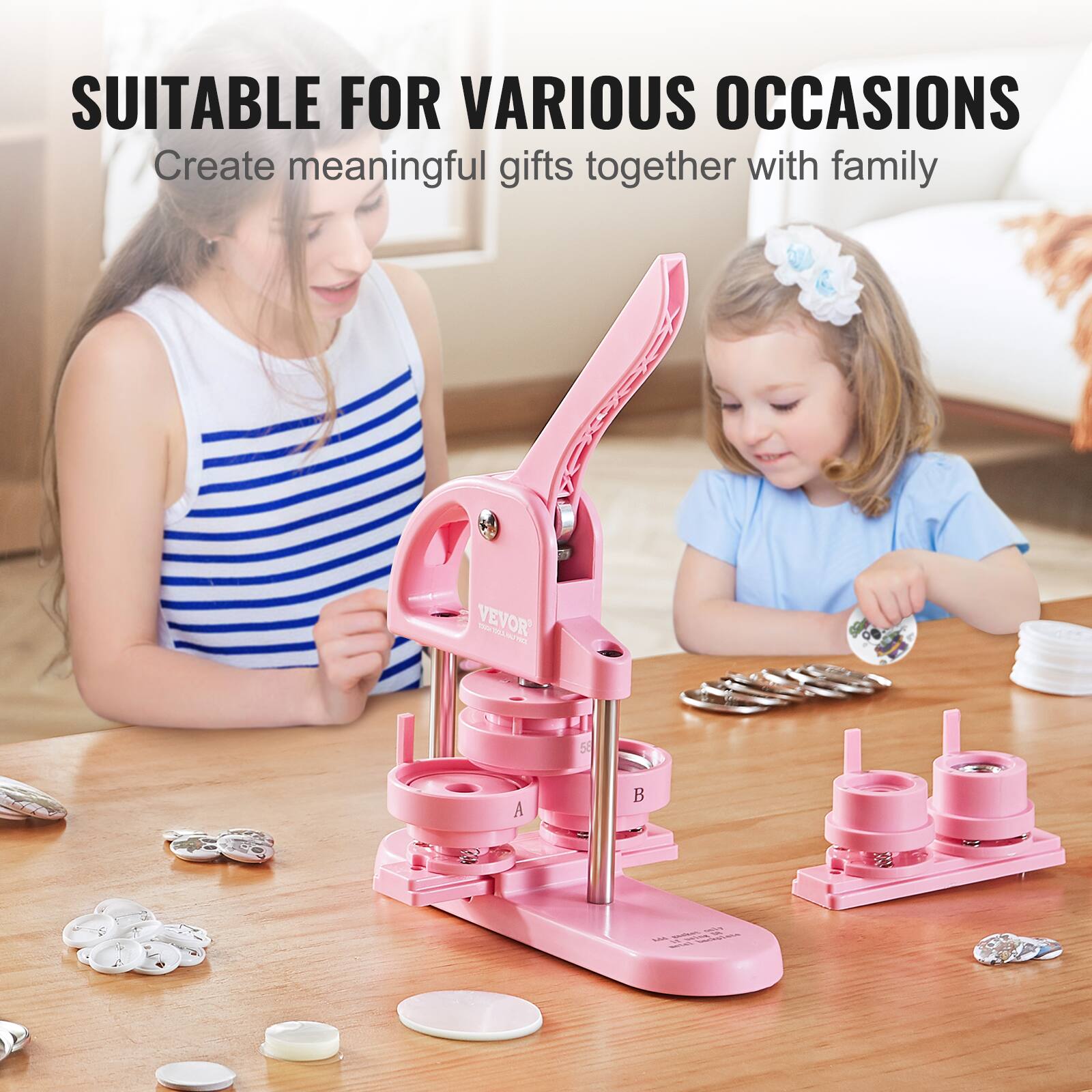 SUITABLE FOR VARIOUS OCCASIONS  
Create meaningful gifts together with family