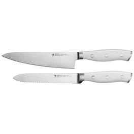 Henckels - Forged Accent 2-pc Prep Knife Set - White Handle - Stainless Steel