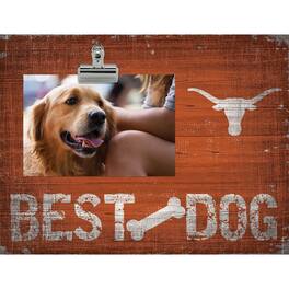 Fan Creations - Texas Longhorns 10.5" x 8" Best Dog Clip Photo Frame - Multicolor