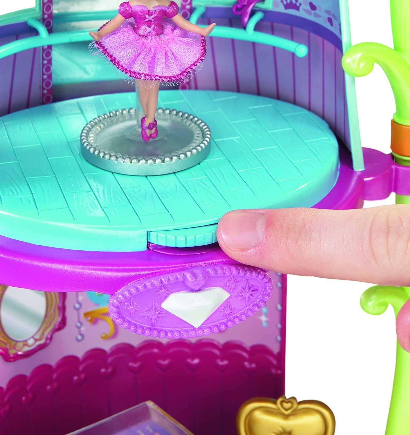 Alt View 5. Mattel - Barbie Peek-a-Boo Petites Place - Set of 6 Places to Play - Includes Spring Cutie Clarissa Doll - Multi.