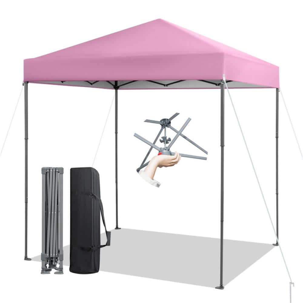 Kadyn - Canopy, Outdoor Canopy Tent,6.6 x 6.6 Feet Outdoor Pop-up Canopy Tent with UPF 50+ Sun Protection-Pink