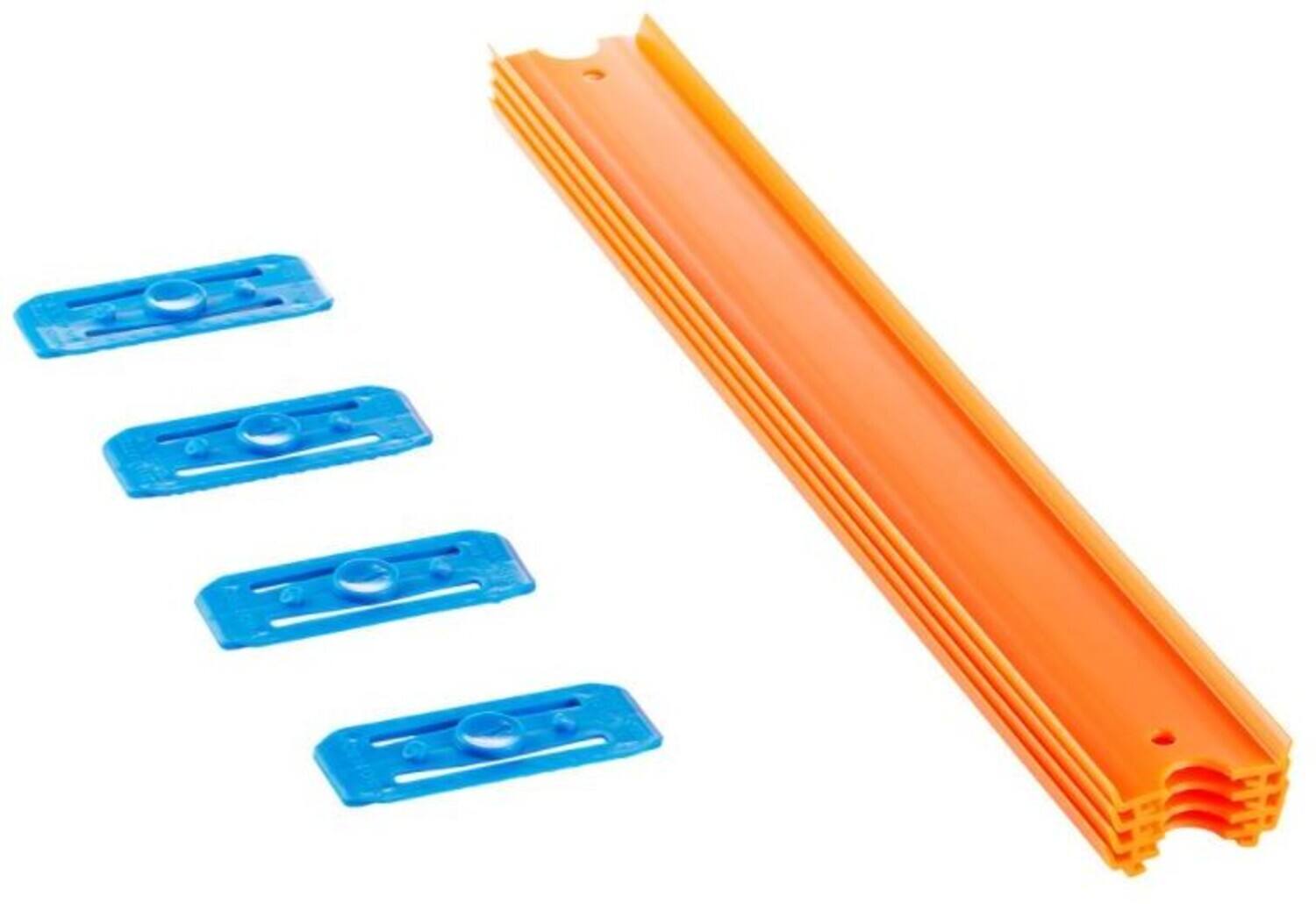Alt View 3. Mattel - Mattel - Hot Wheels Track Builder Straight Track Set, Sustainable Package   - Collectibles - Multicolor.