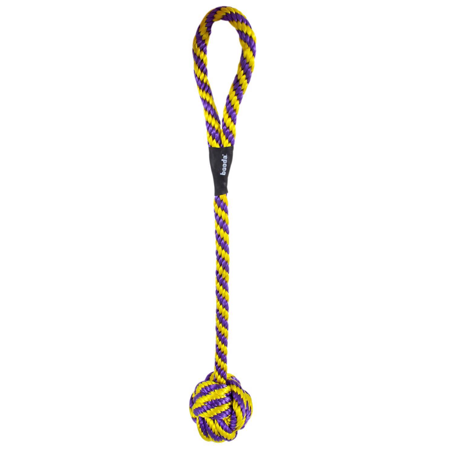 Front. Booda - Booda Multicolored Polypropylene Wing-a-Ball Dog Toy Large - Multicolored.