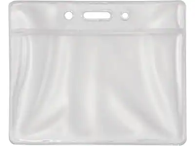 Front. Advantus - ID Badge Holder, 50/Pack - Clear.