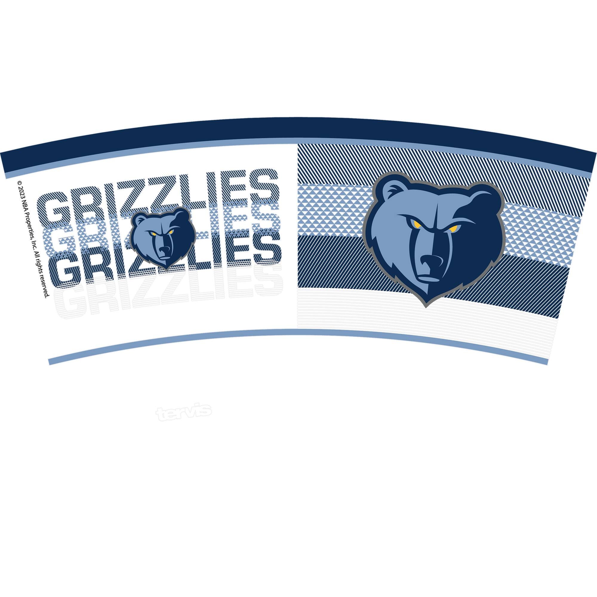 GRIZZLIES  
GRIZZLIES  
GRIZZLIES  

© 2023 NBA Properties, Inc. All rights reserved.  
© 2023 NBA Properties, Inc. All rights reserved.  

tervis