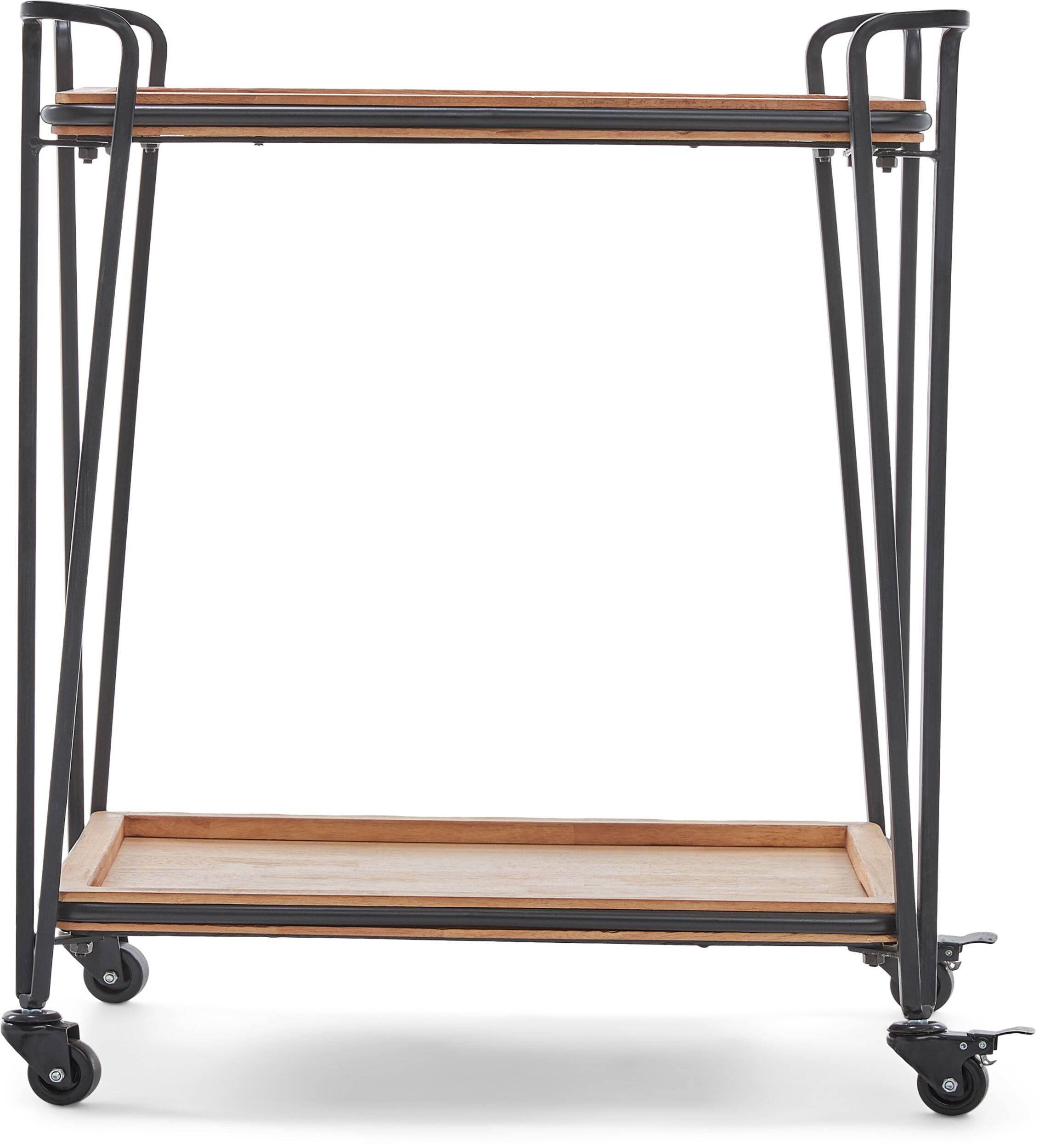 Alt View 11. Click Decor - Cooper Bar Cart - Black.