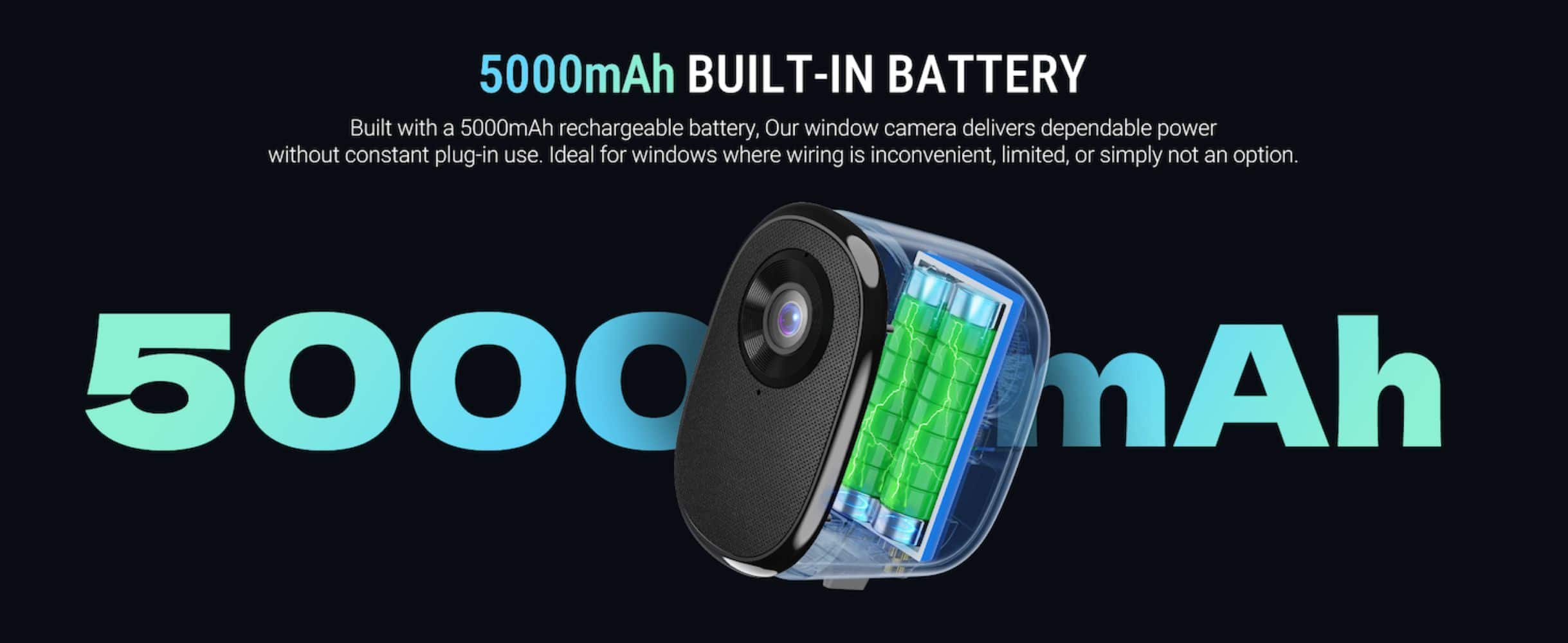 CiNMOORE Window Mount Smart WiFi Camera BC22EU - Best Buy
