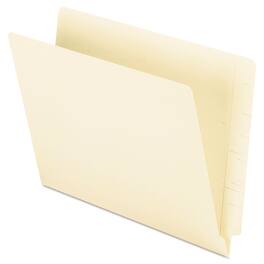 Tops Business Forms - Manila End Tab Folders, 9.5" High-Front, Straight 2-Ply Tabs, Letter Size, Manila, 100/Box