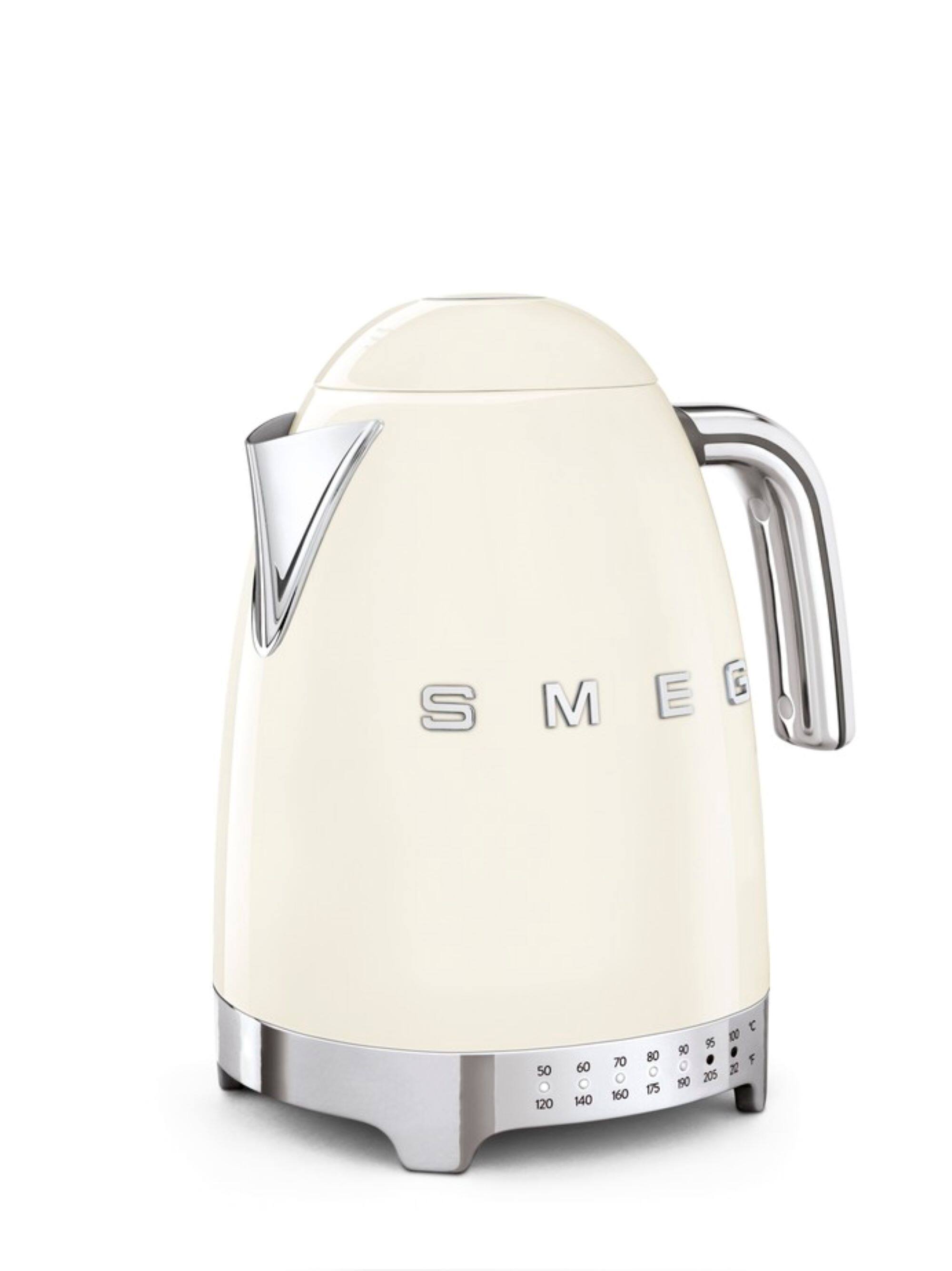 Left. SMEG - KLF04 7-Cup Variable Temperature Kettle - Cream.