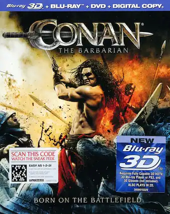 Front. Conan the Barbarian (3D) - BLU-RAY 3-D.