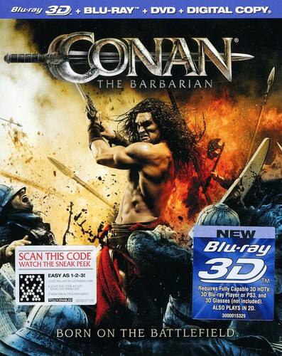 Front. Conan the Barbarian (3D)   - BLU-RAY 3-D.