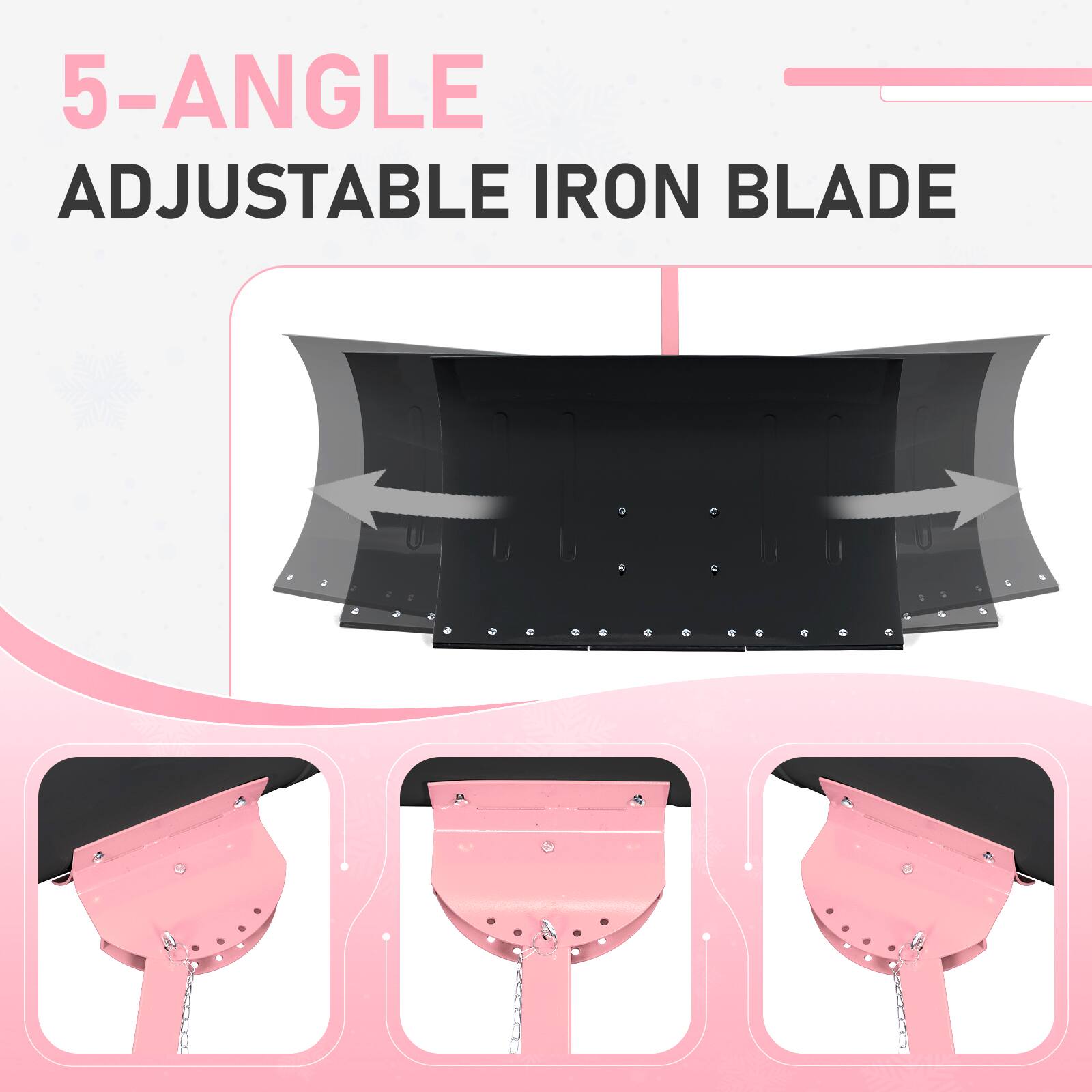 5-ANGLE ADJUSTABLE IRON BLADE