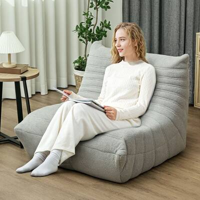 Homcom Bean Bag Chair for Adults, Giant Fireside Chair Lazy Sofa