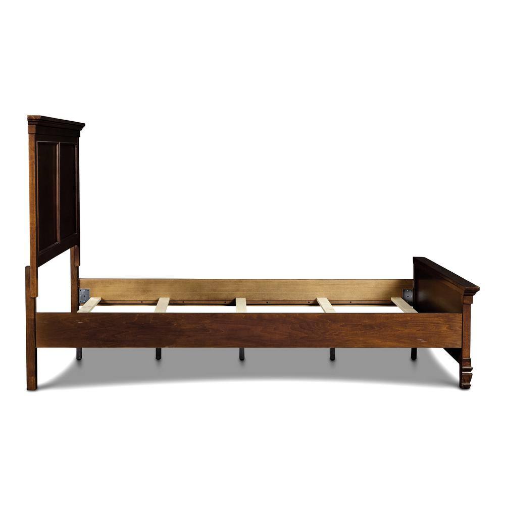 Back. New Classic Furniture - Furniture Tamarack Contemporary Solid Wood 4/6 Full Bed in Cherry - Cherry.