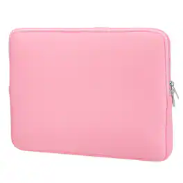 Unique Bargains - Laptop Case - Polyester Computer Sleeve Carrying Bag, Shockproof Protective Cover for 15.6" Notebook - Pink