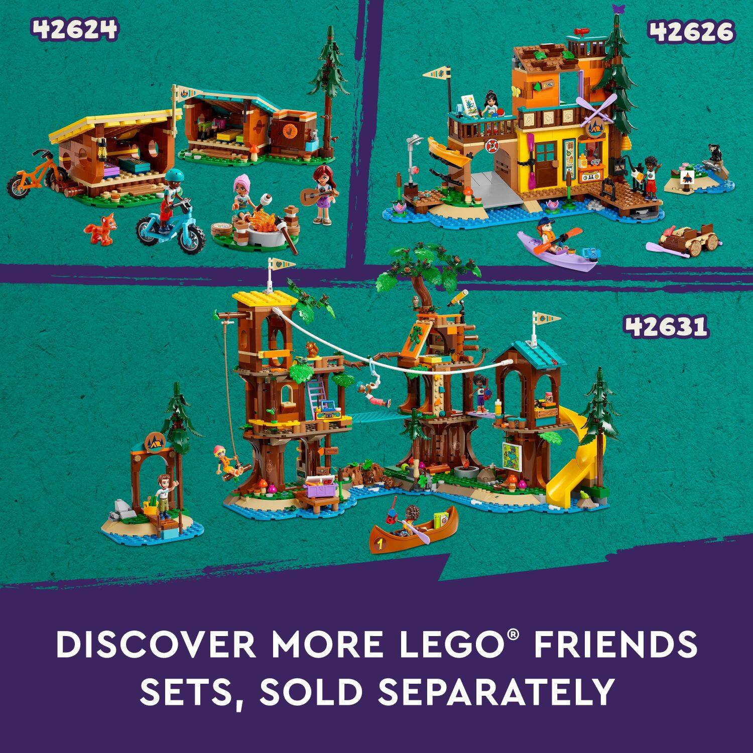 Discover More LEGO Friends Sets, Sold Separately.