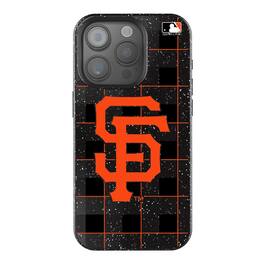Keyscaper - MLB - San Francisco Giants Plaid Bling iPhone Case - 15 - Black