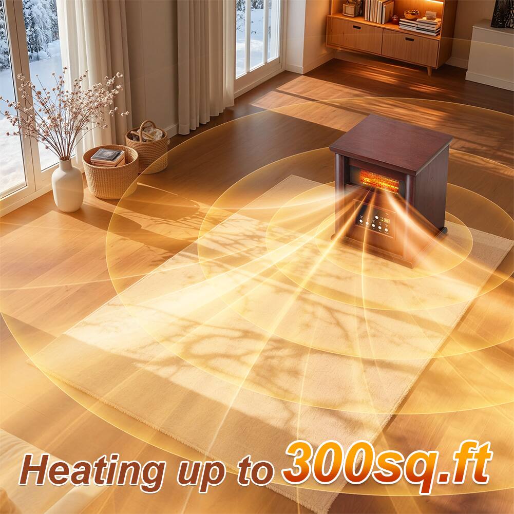 Heating up to 300 sq. ft
