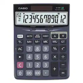 Casio - DJ120D 12-Digit LCD Calculator - false