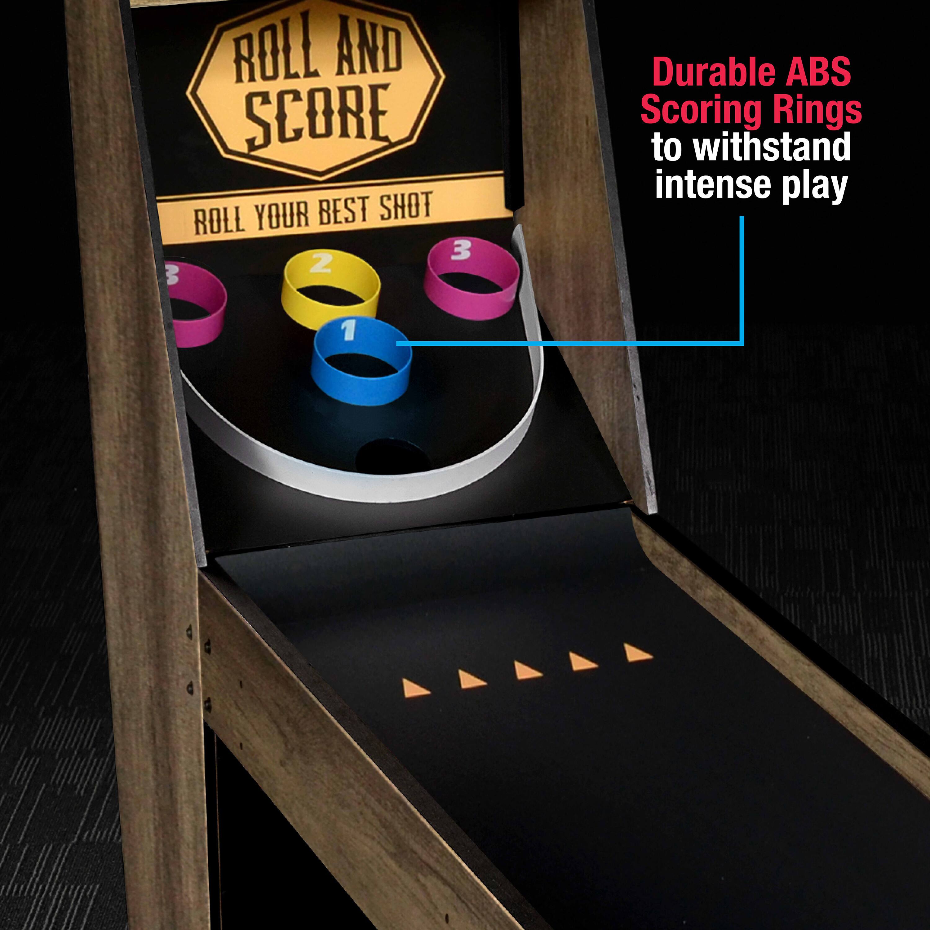 Roll and Score Roll Your Best Shot Durable ABS Scoring Rings to withstand intense play
