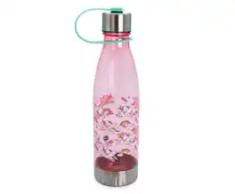 Silver Buffalo - Sanrio Hello Kitty Unicorn Rainbow Toss Water Bottle With Lid | Holds 20 Ounces - Pink